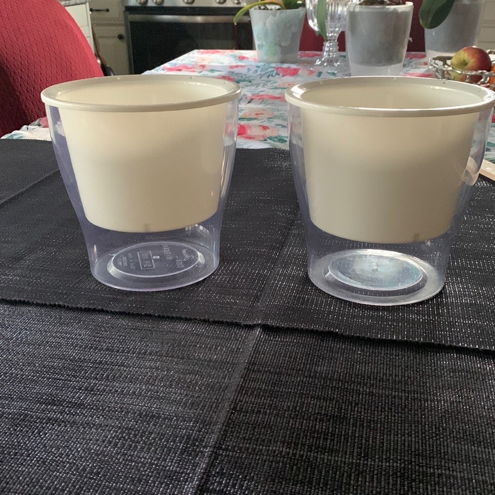 Plastic orchid pots